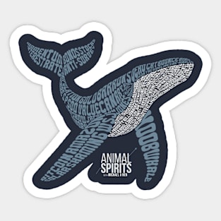 Noobwhale Navy Sticker